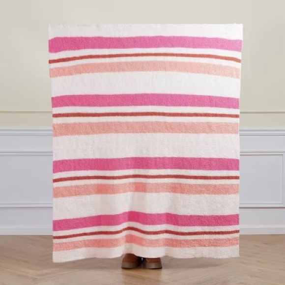 Eyelash Teen Stripe Throw Blanket - Picture 3 of 5